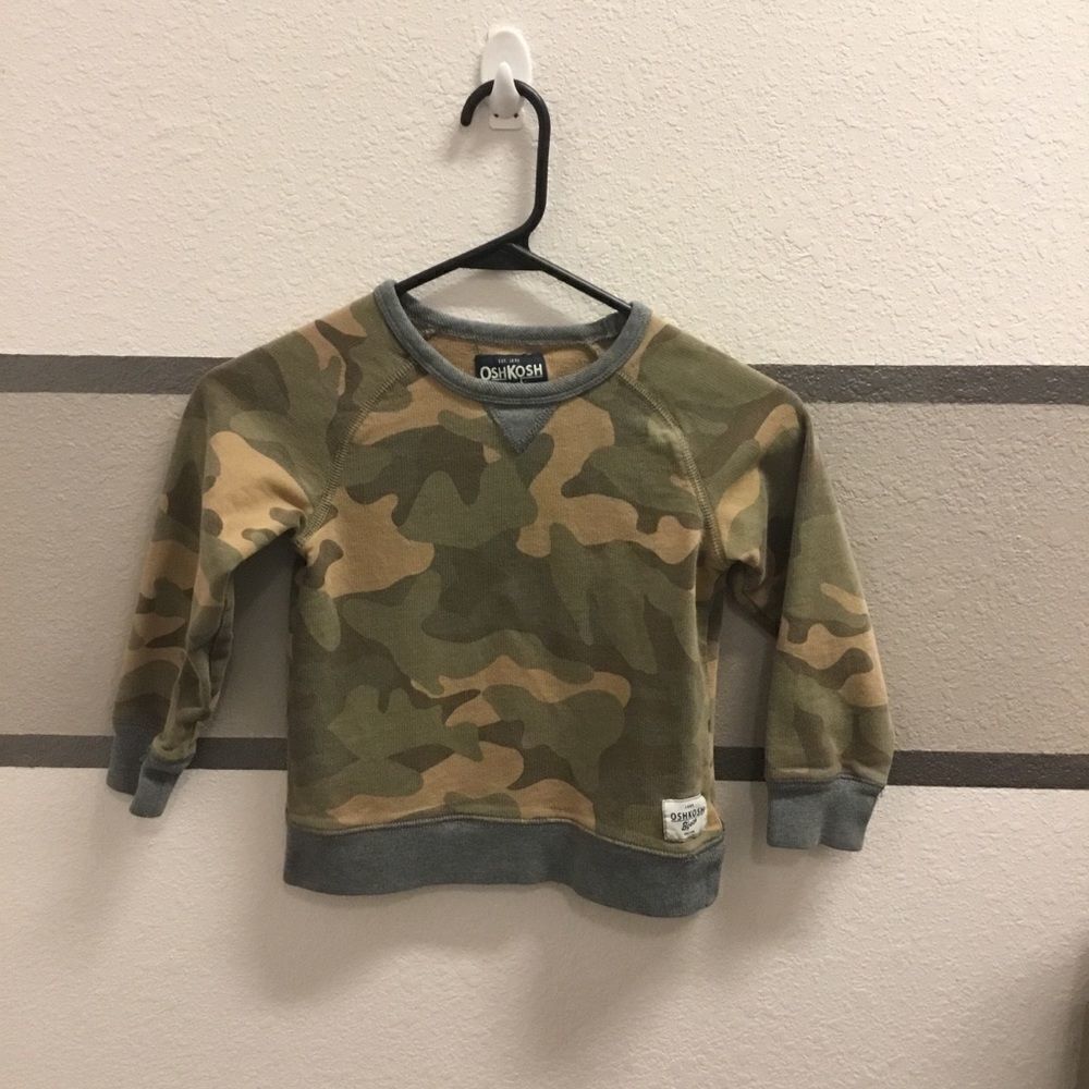 Osh Kosh B’Gosh Boys Camo Sweatshirt